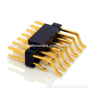Pin Header, 2.54mm, Dual-row SMT and Right Angle with Lift Cap